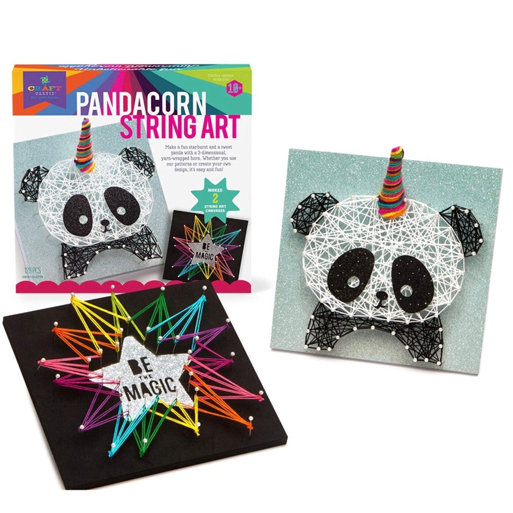 Craft-tastic DIY String Art Kit: Pandacorn Series